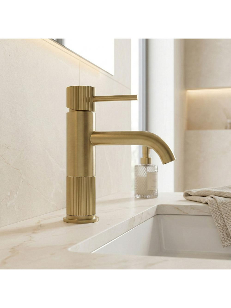 Baterie lavoar Rea Lungo Stripe auriu periat  [8]