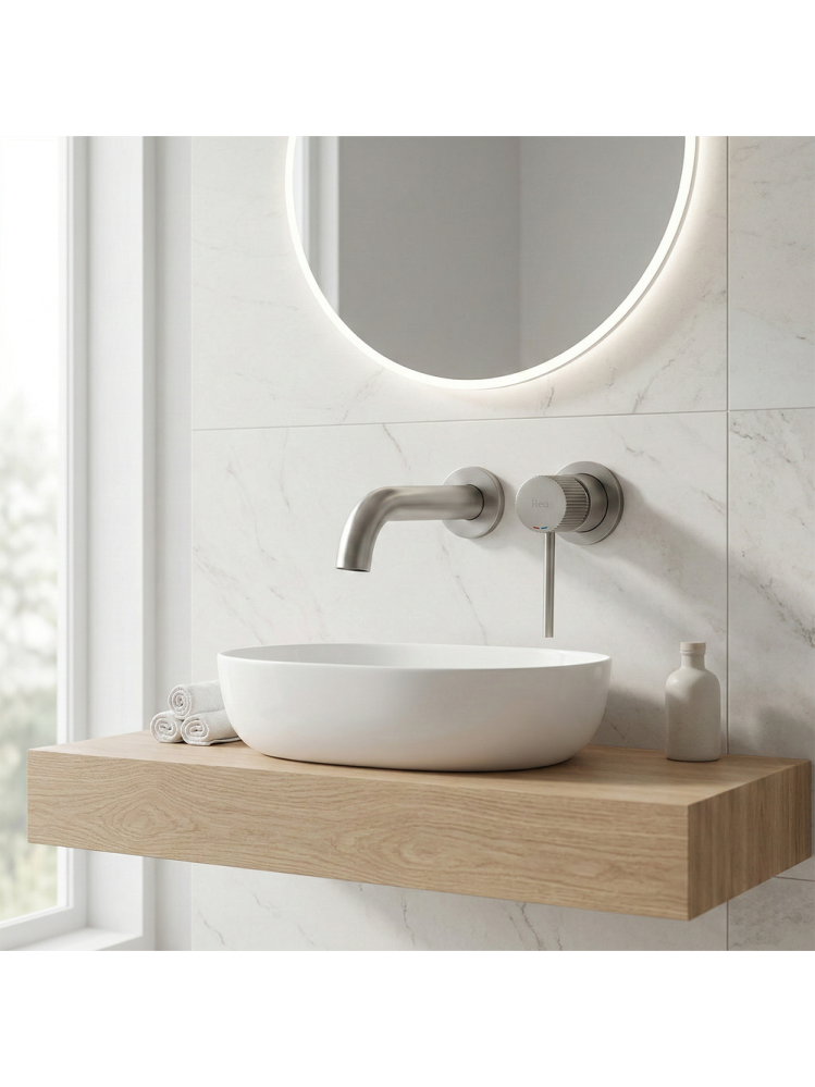 Baterie lavoar Rea Lungo Stripe crom periat [6]