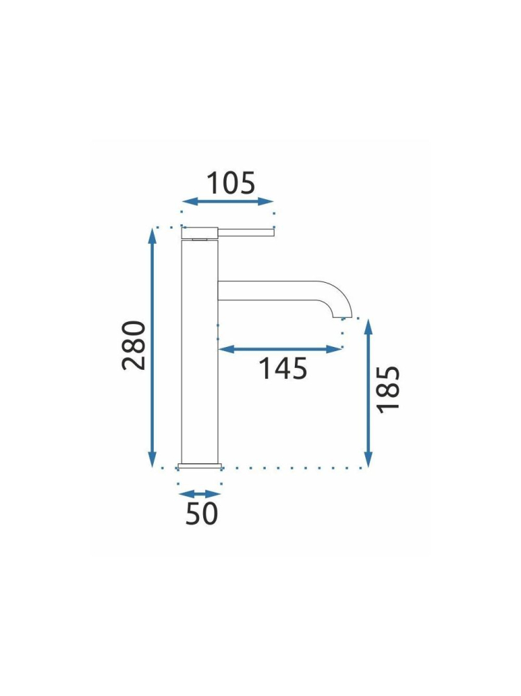 Baterie lavoar Rea Spot auriu periat  [5]
