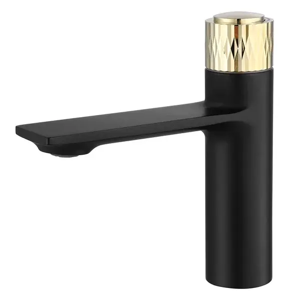 Baterie lavoar Rea Storm negru mat - auriu [5]