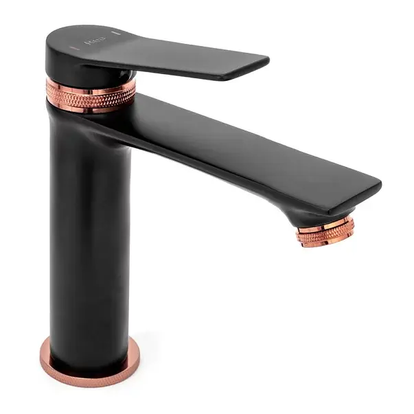 Baterie lavoar Rea Viral negru - rose gold mat [1]