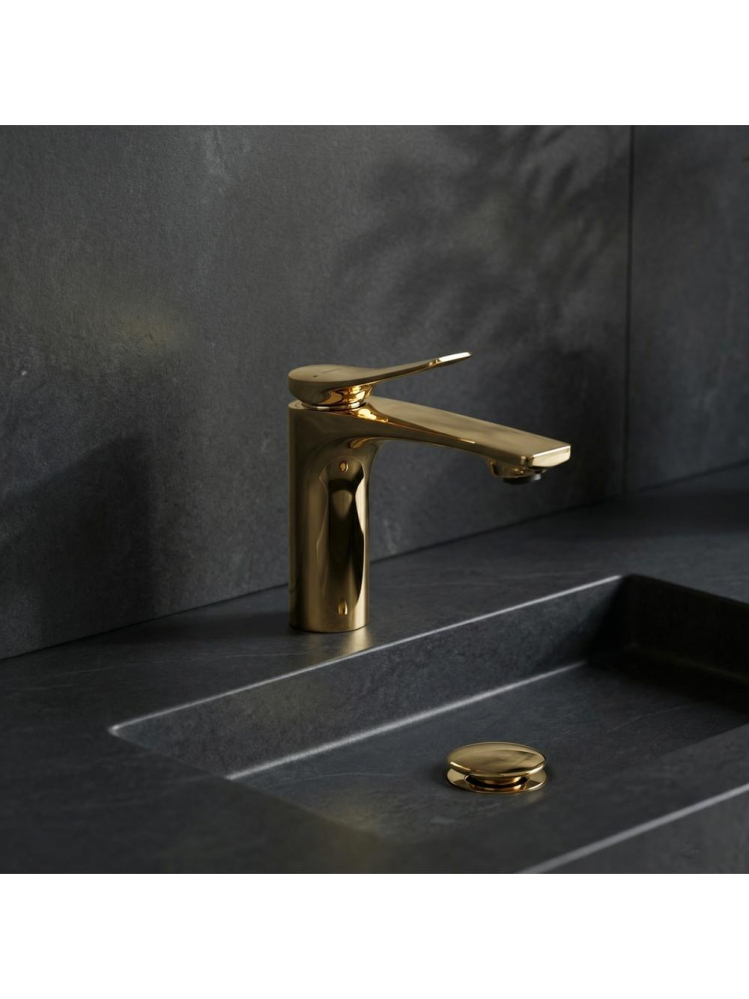 Baterie lavoar REA Vision auriu montaj pe blat 110mm PVD [6]