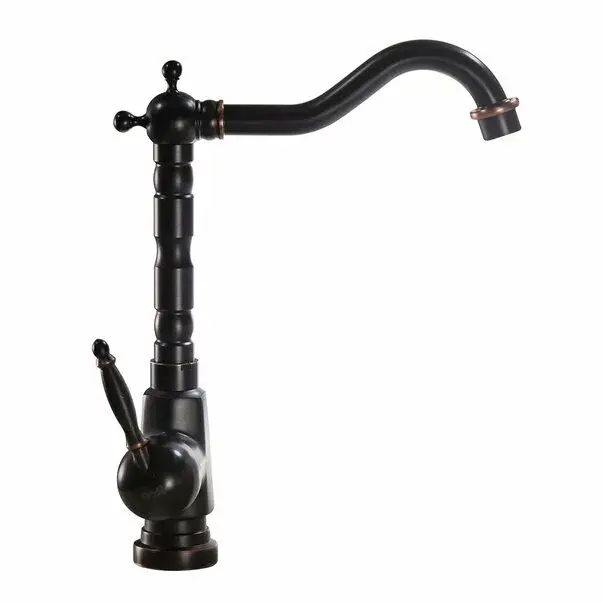 Baterie lavoar retro negru mat Rea Bona [1]