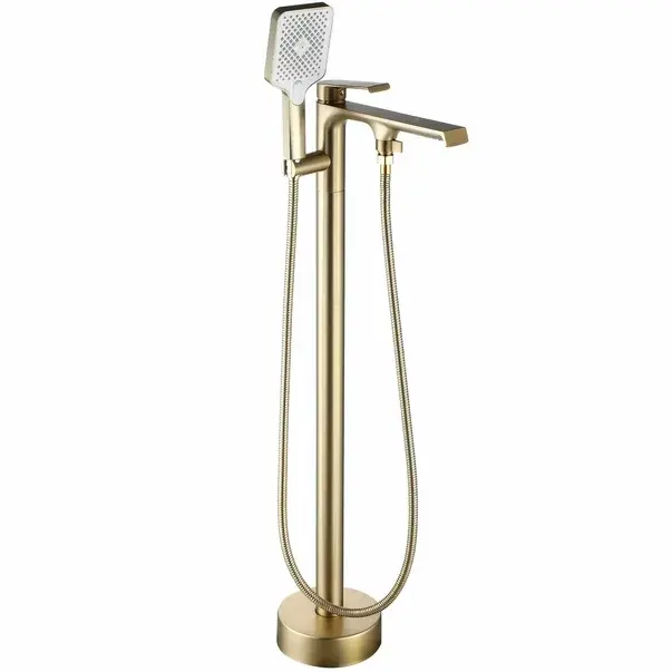 Baterie monocomanda pentru cada freestanding auriu Rea Clark [1]