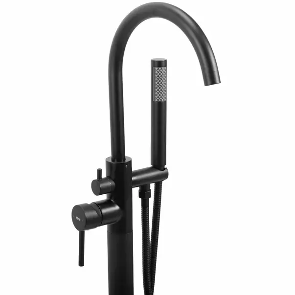 Baterie monocomanda pentru cada freestanding negru Rea Clark [3]