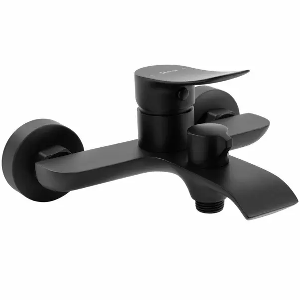 Baterie monocomanda pentru cada negru mat Rea Dart [2]