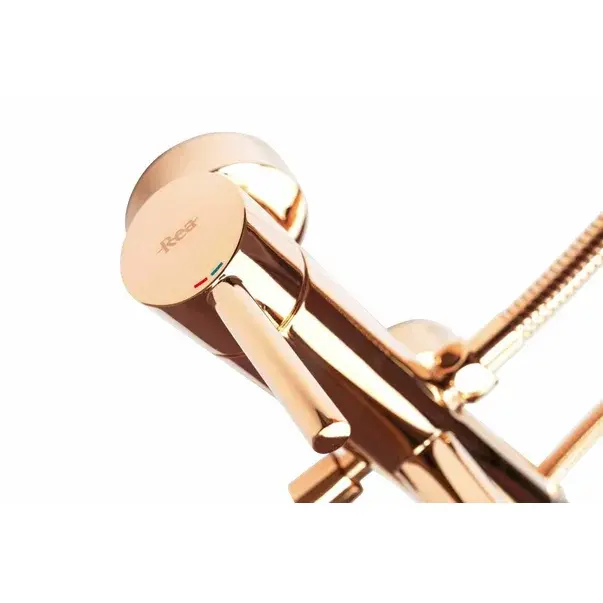 Baterie monocomanda pentru cada rose gold Rea Lungo [5]