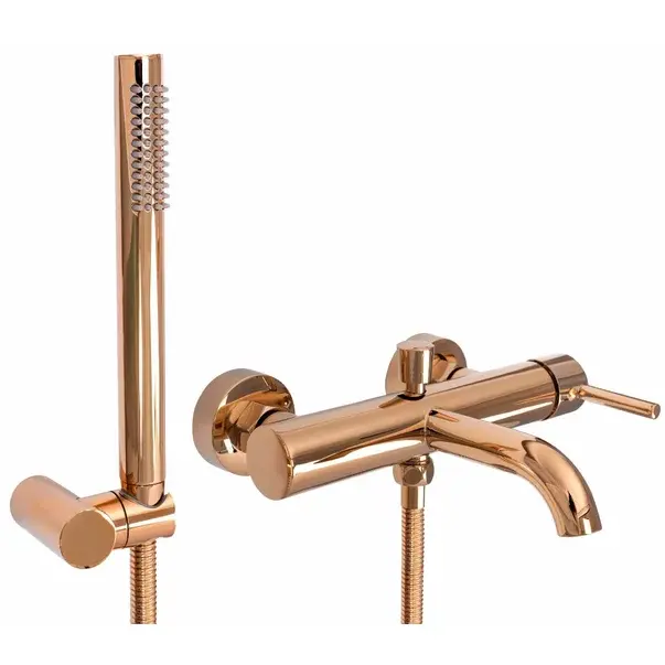 Baterie monocomanda pentru cada rose gold Rea Lungo [7]
