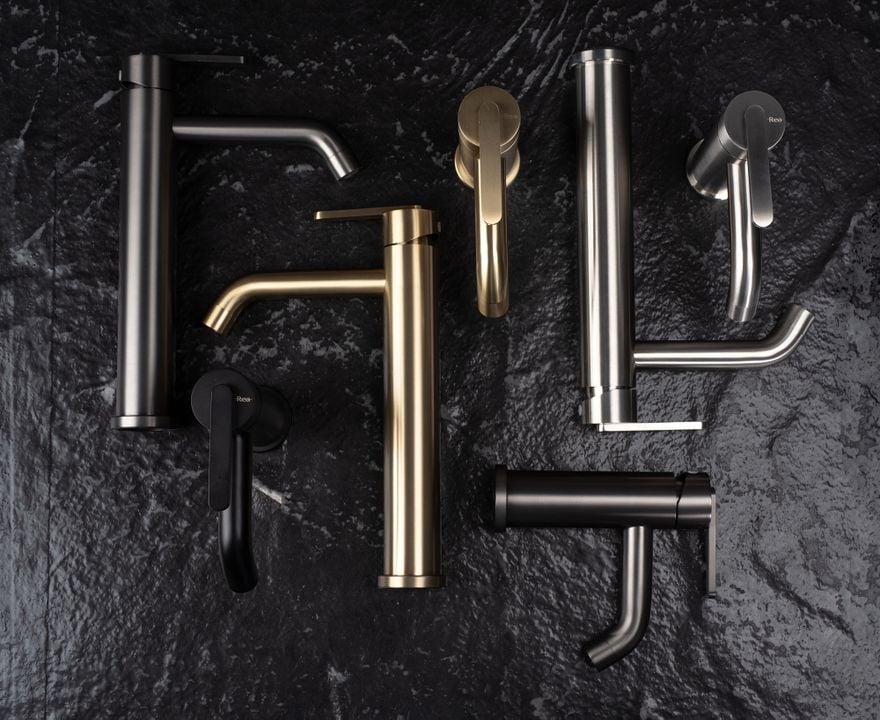 Baterie pentru baie Rea Ontario crom periat [3]