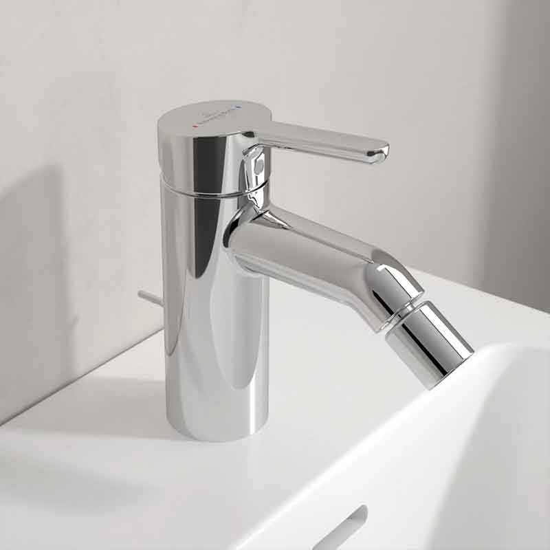 Baterie pentru bideu Villeroy&Boch, Skyla, cu ventil cu tijă, crom [4]