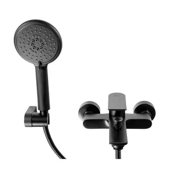 Baterie pentru cada cu set de dus Rea Mayson negru mat [4]