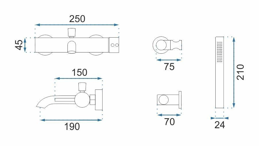 Baterie pentru cada Rea Lungo Titan [6]