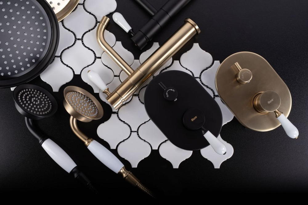 Baterie pentru lavoar Rea Serra BLACK negru mat [11]