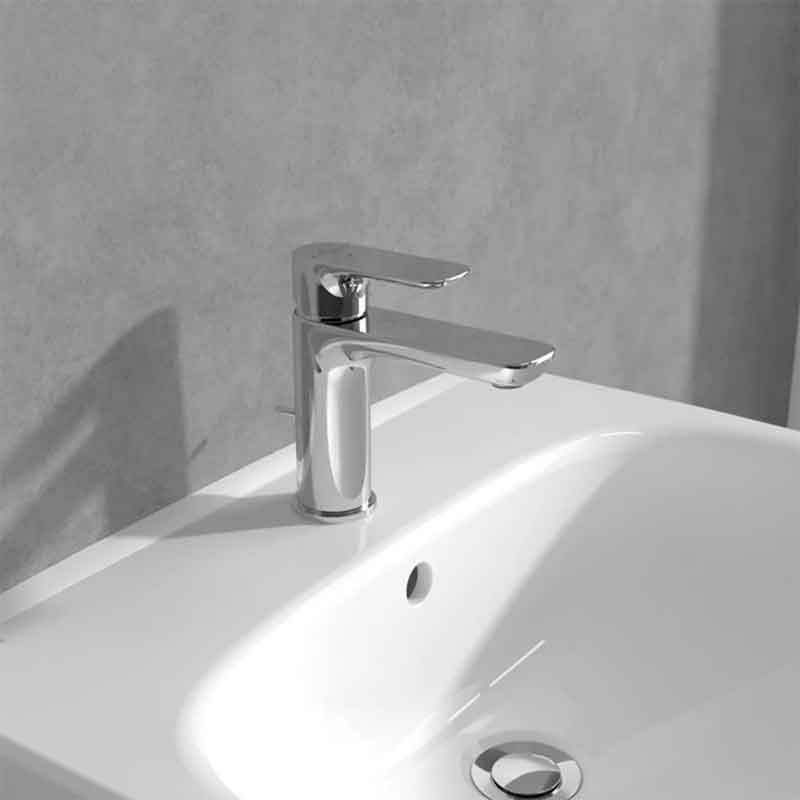 Baterie pentru lavoar Villeroy&Boch, O.Novo 100, fara ventil, crom [3]