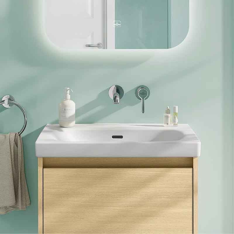 Baterie pentru lavoar Villeroy&Boch, Skyla, montaj încastrat, crom [9]
