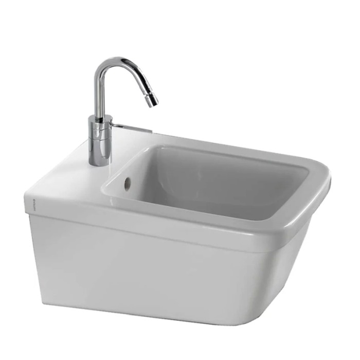 Bideu stativ Hatria, Erika Pro Q, back-to-wall, alb [1]