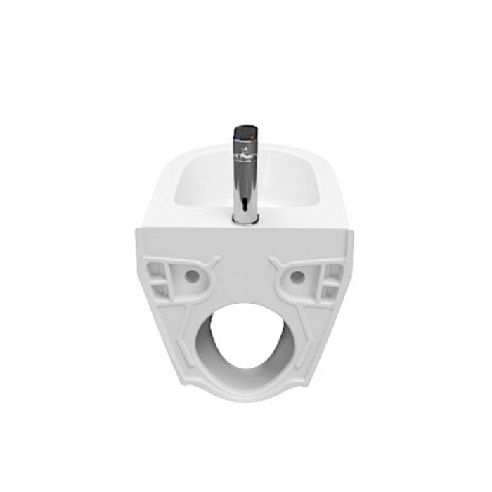 Bideu suspendat Cersanit, Crea, oval, alb [6]