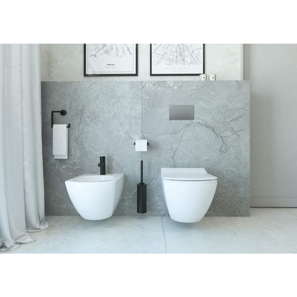 Bideu suspendat Deante Anemon alb 37x52cm [4]