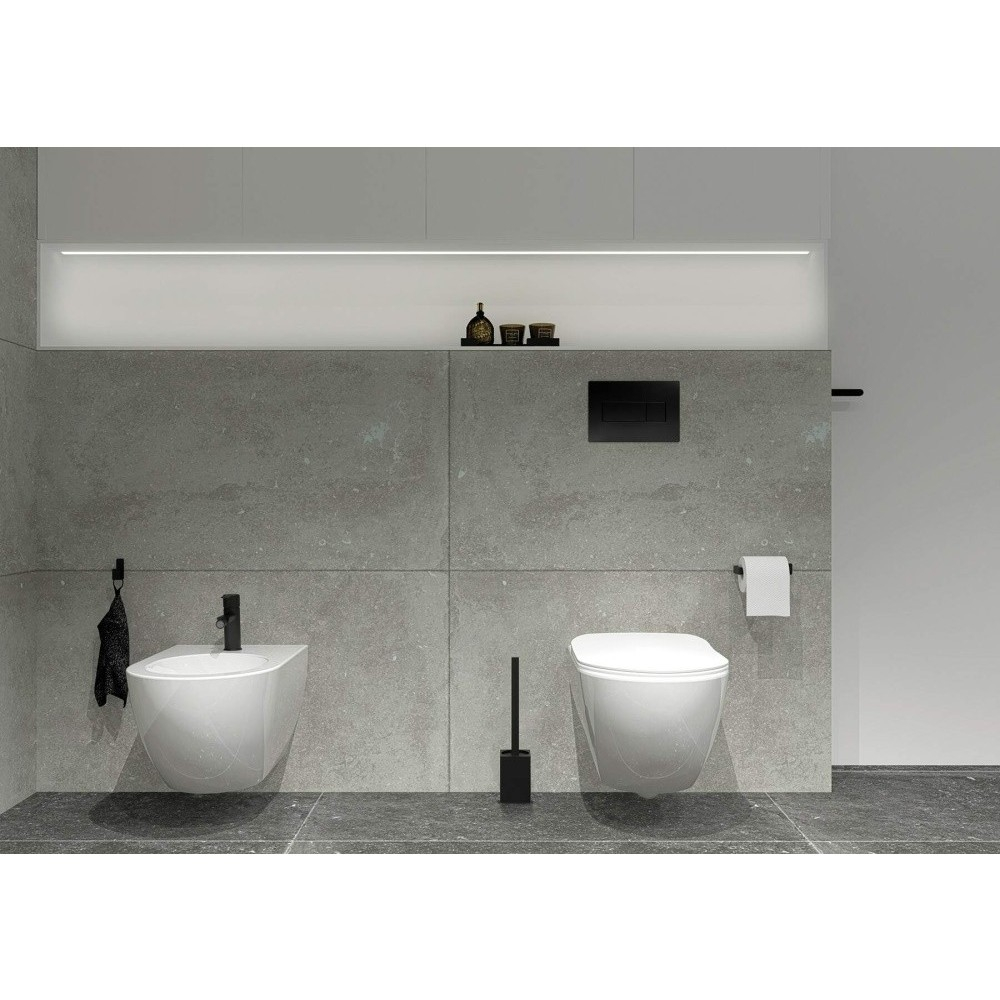 Bideu suspendat Deante Peonia alb 36x51cm [3]