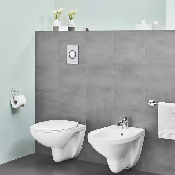 Bideu suspendat Grohe Bau Ceramic alb Alpine White [2]