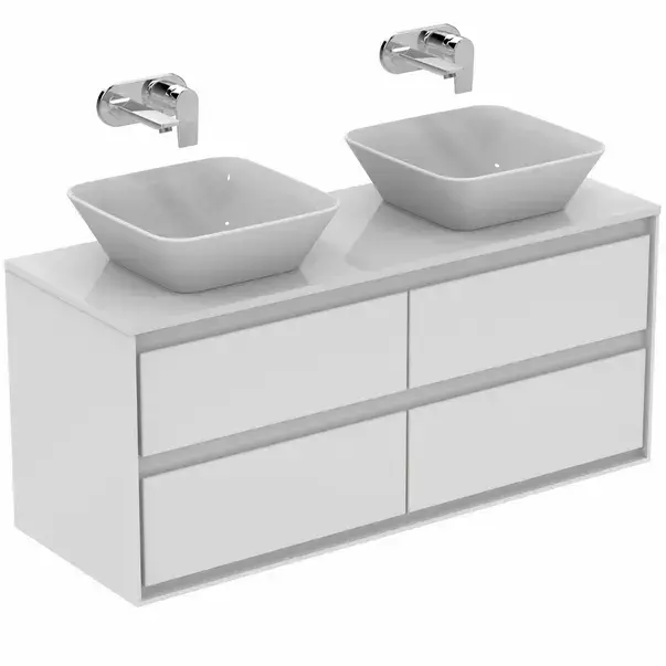 Blat pentru lavoar alb Ideal Standard Connect Air fara decupaj 120 cm [2]