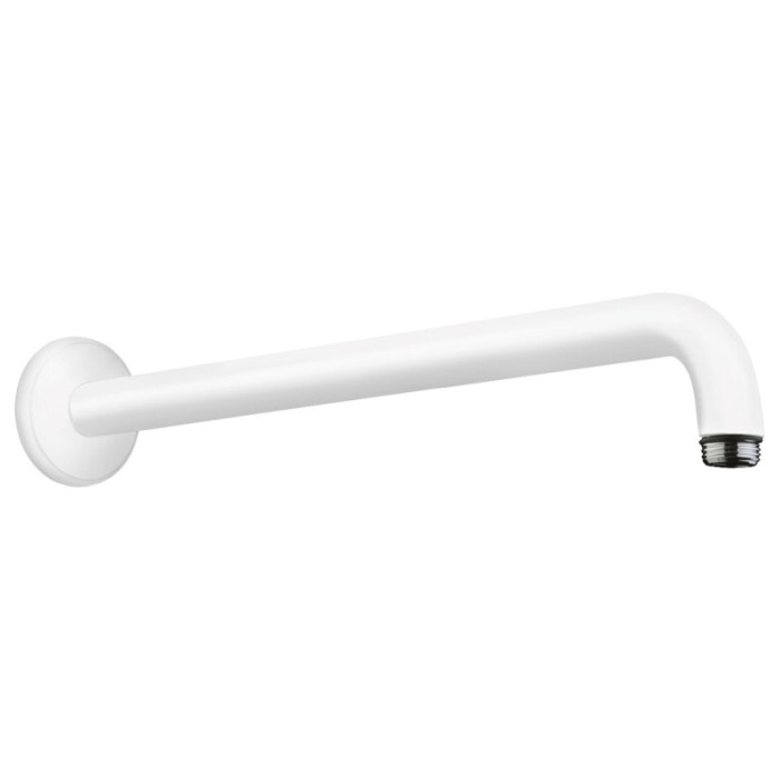 Brat de dus, cu prindere pe perete, Hansgrohe, alb mat [1]