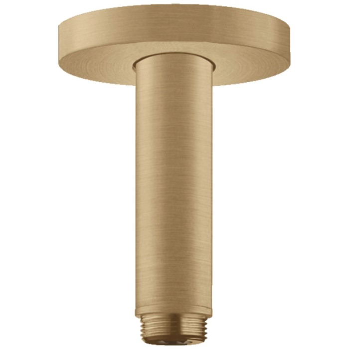 Brat de dus, Hansgrohe, S 100, cu montaj pe tavan, 10 cm, bronz periat [1]