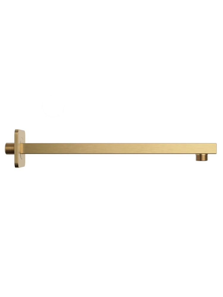 Brat dus patrat Rea JS-9022BG 40cm auriu periat inox montaj perete [6]