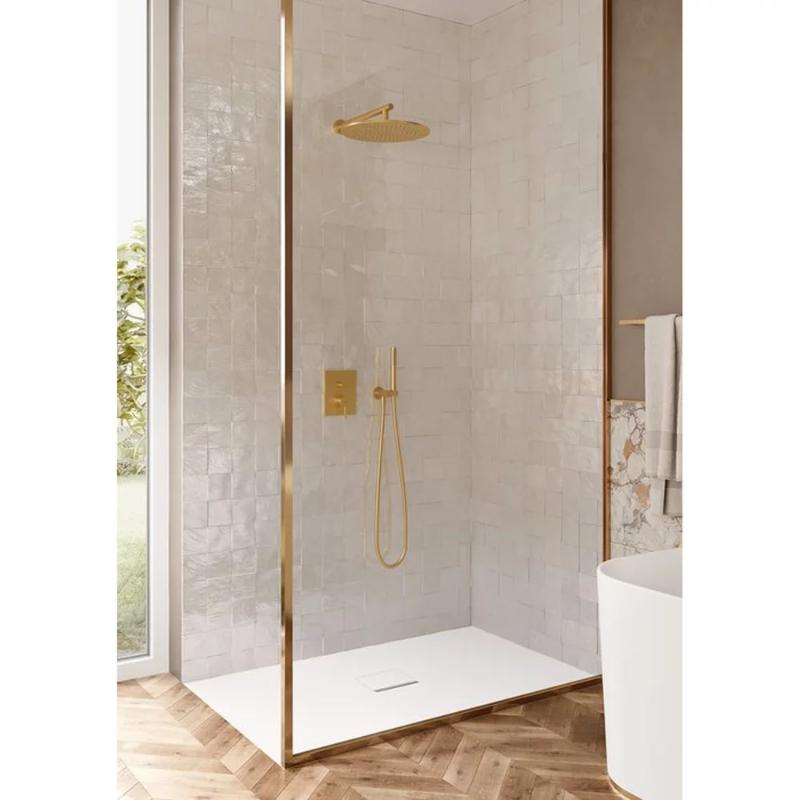 Braț de duș Villeroy&Boch, Universal Showers, rotund, 40 cm, brushed gold [5]