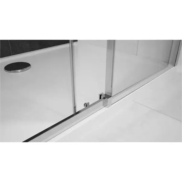 Cabina de dus dreptunghiulara cu usa glisanta Rea Nixon 90x130 crom dreapta [6]