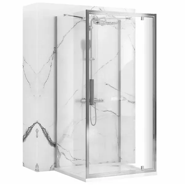 Cabina de dus dreptunghiulara cu usi batante Rea Rapid Swing 90x100 cm [1]