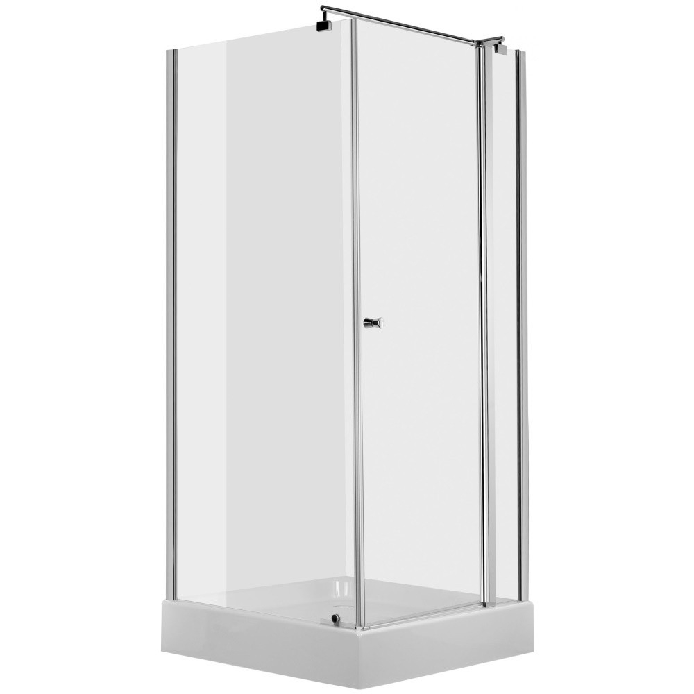 Cabina de dus patrata Deante Cubic cu usa pivotanta 90x90cm finisaj crom [1]