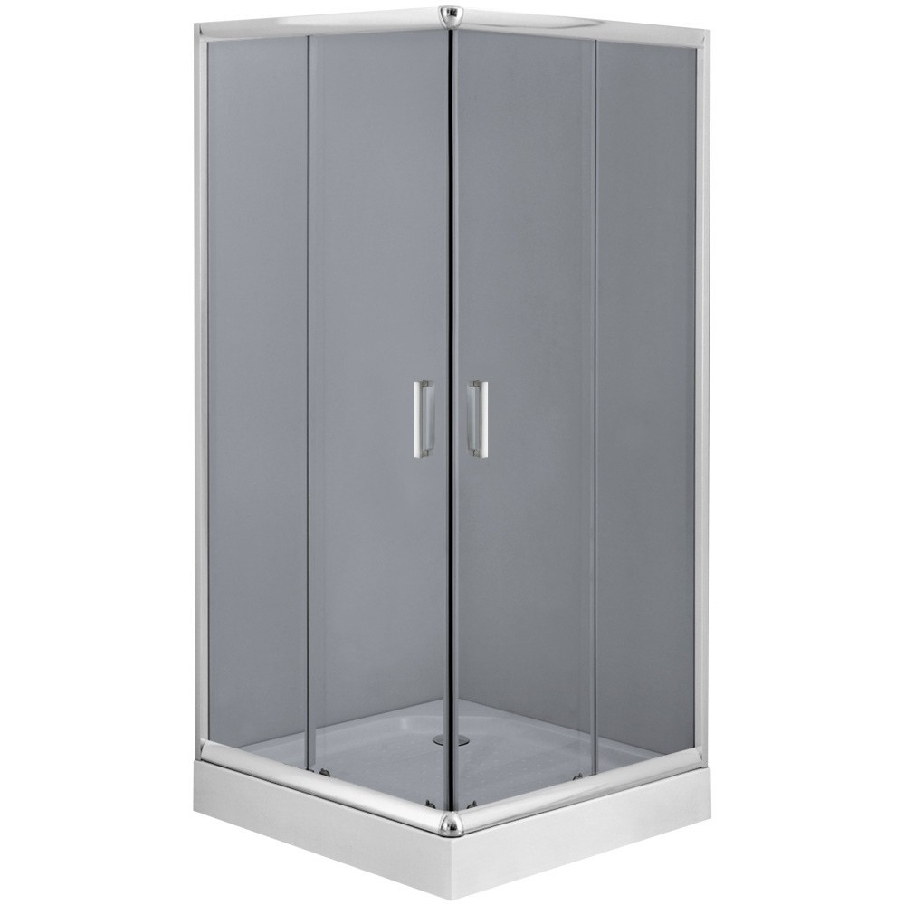 Cabina de dus patrata Deante Funkia cu usi culisante 90x90cm finisaj crom lucios [1]
