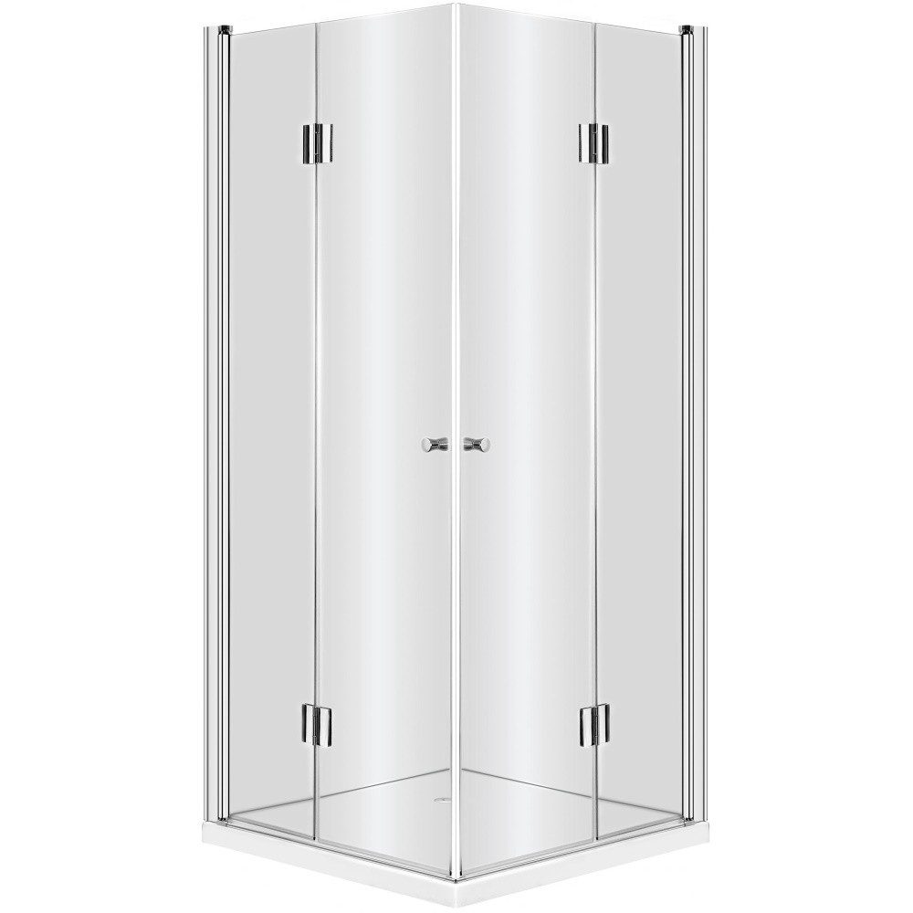 Cabina de dus patrata Deante Kerria cu usi batante 90x90cm finisaj crom [1]
