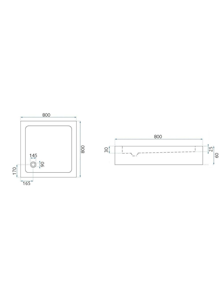 Cabina de dus Rea City 80x80 cm Cupru periat [8]