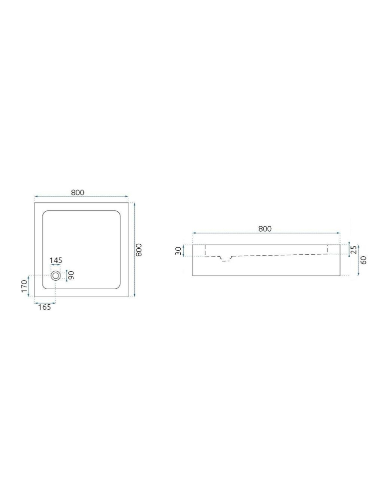 Cabina de dus Rea City 90x90 Cupru periat [8]