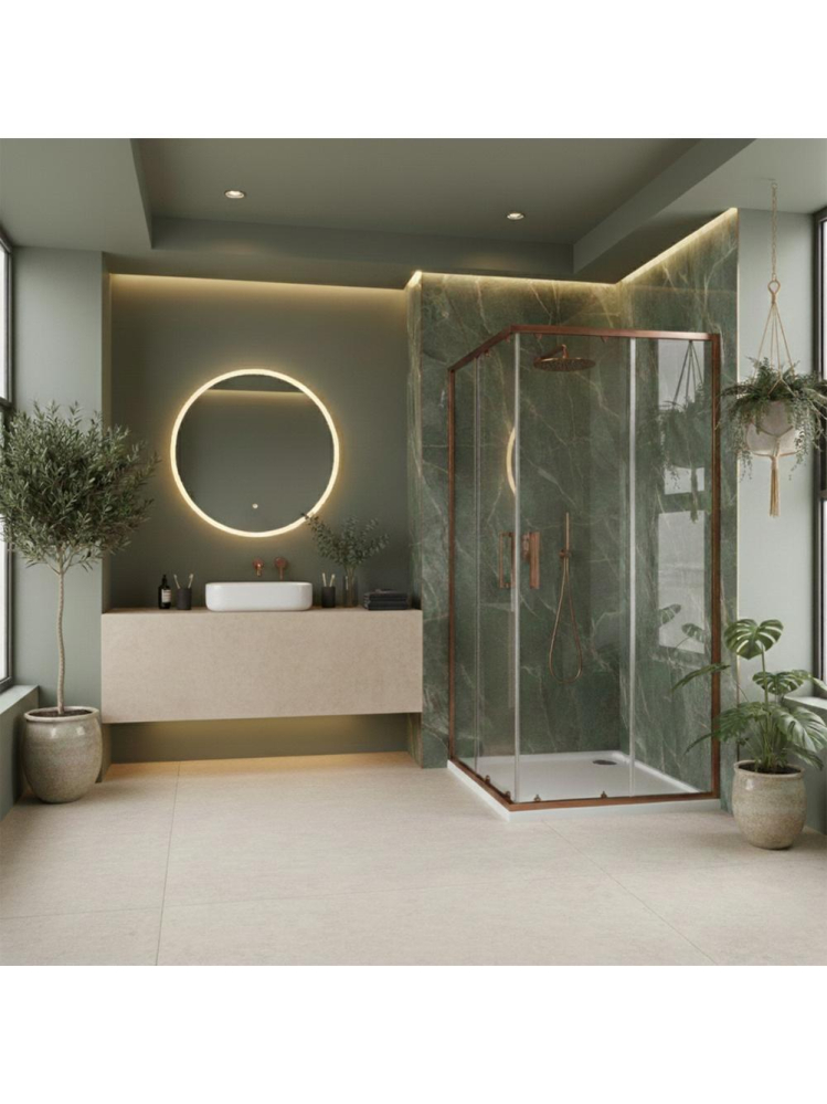 Cabina de dus Rea City 90x90 Cupru periat [5]