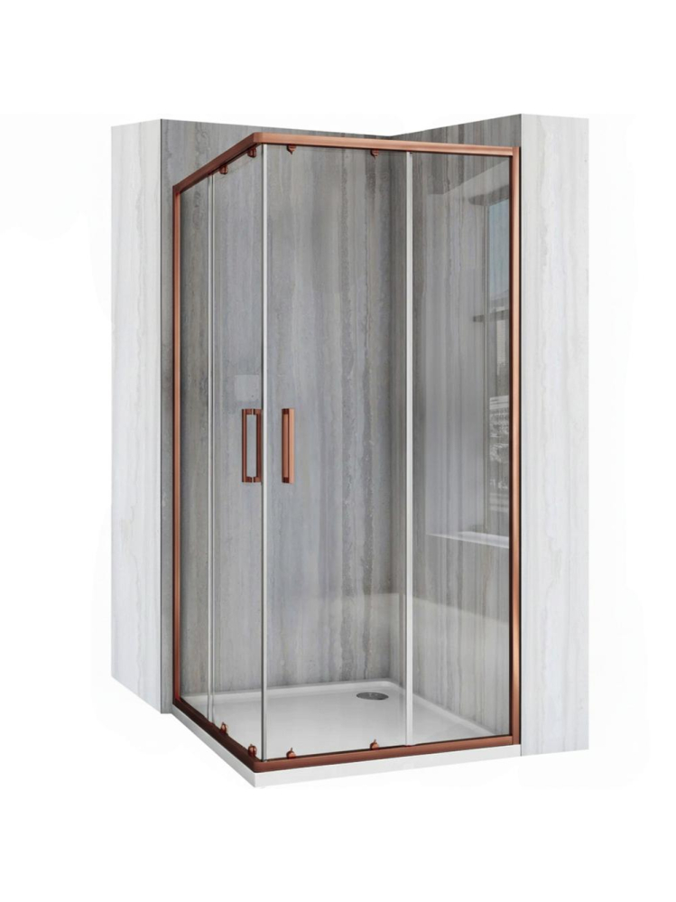 Cabina de dus Rea City 90x90 Cupru periat [2]