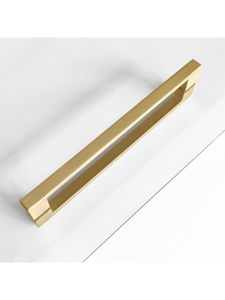 Cabina de dus Rea City cu cadita neagra 80x80 cm auriu periat [6]