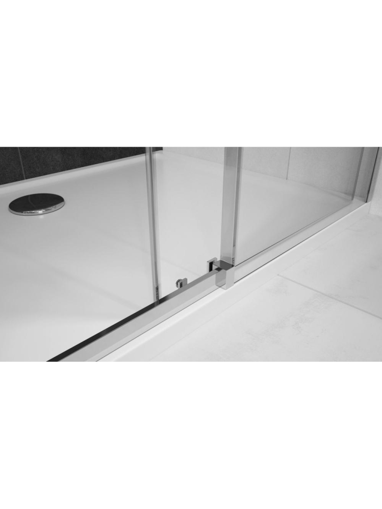 Cabina de dus Rea Nixon deschidere stanga 130x90 cm crom [6]