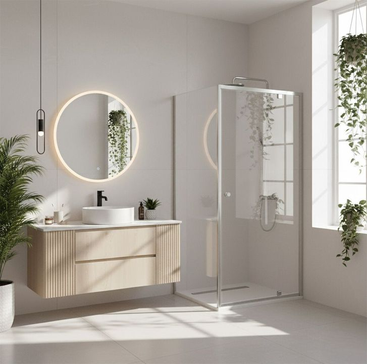 Cabina de dus Rea Primo Swing 100x80 crom [8]