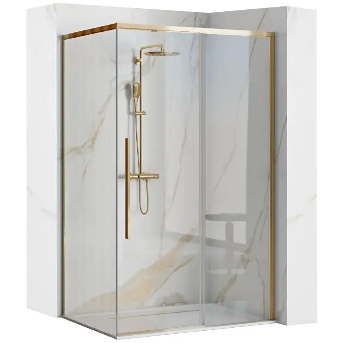Cabina de dus Solar Auriu 80x100cm, Rea [1]