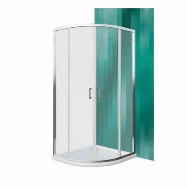 Cabina dus cu cadita de dus semirotunda cu usi glisante Roth Lega Line LLR2 900 90x90 [5]