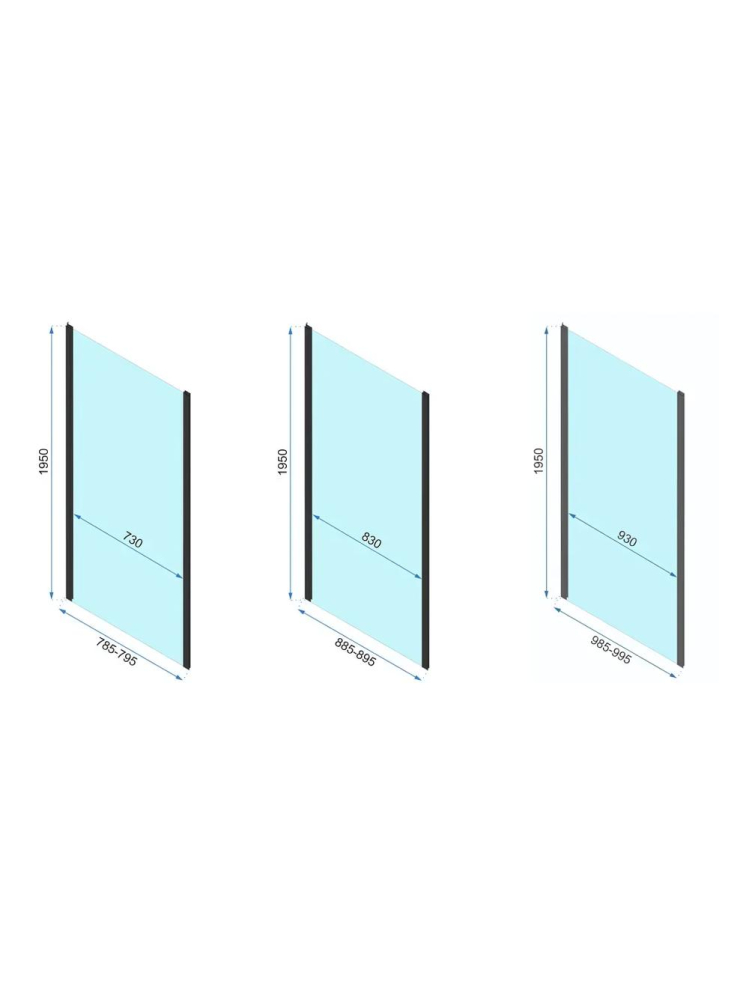 Cabina dus Rapid Slide 160x90 cm auriu periat [8]