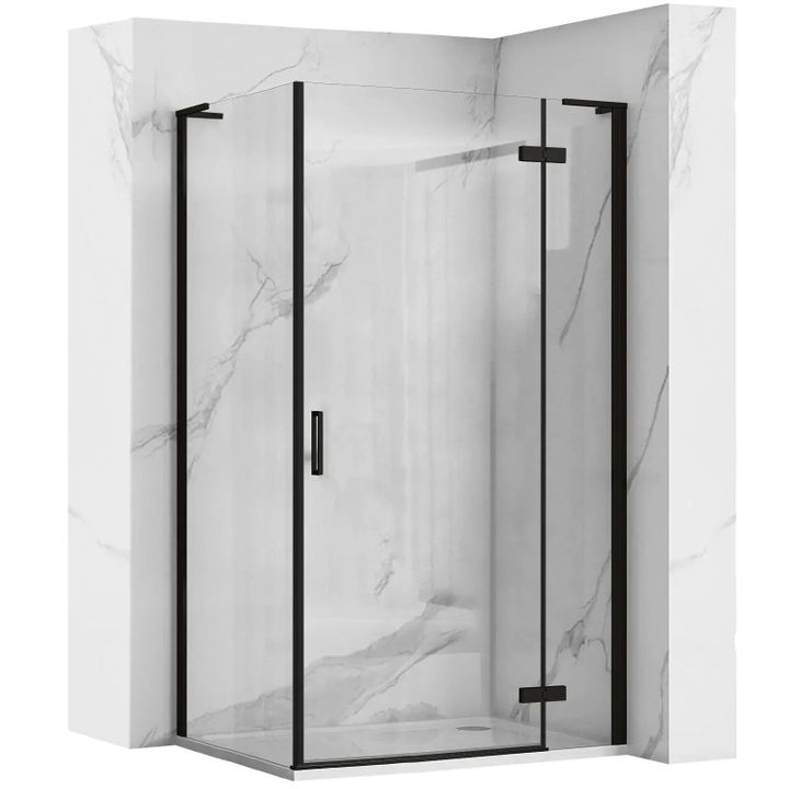 Cabina dus REA Hugo 100x80 negru [1]