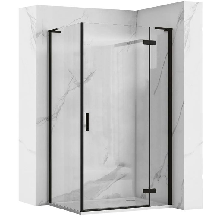 Cabina dus REA Hugo 100x90 negru [1]