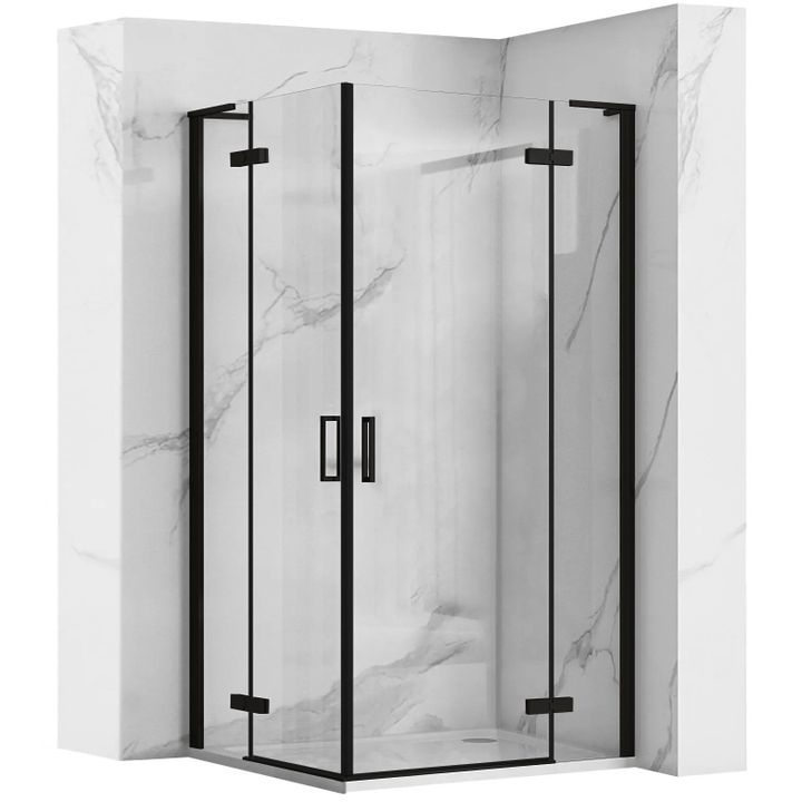Cabina dus REA Hugo Double 90x90 negru [1]