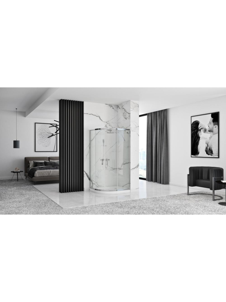 Cabina dus REA Look 80x80 cm crom [8]