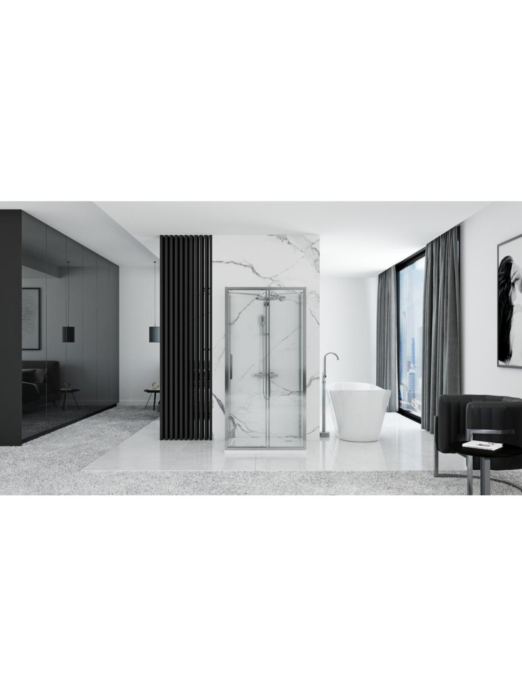 Cabina dus REA Rapid Slide 160x90 cm crom [4]