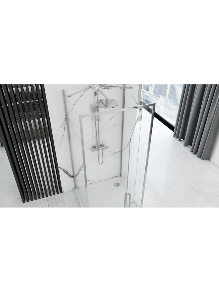 Cabina dus REA Rapid Swing 120x100 cm crom [3]